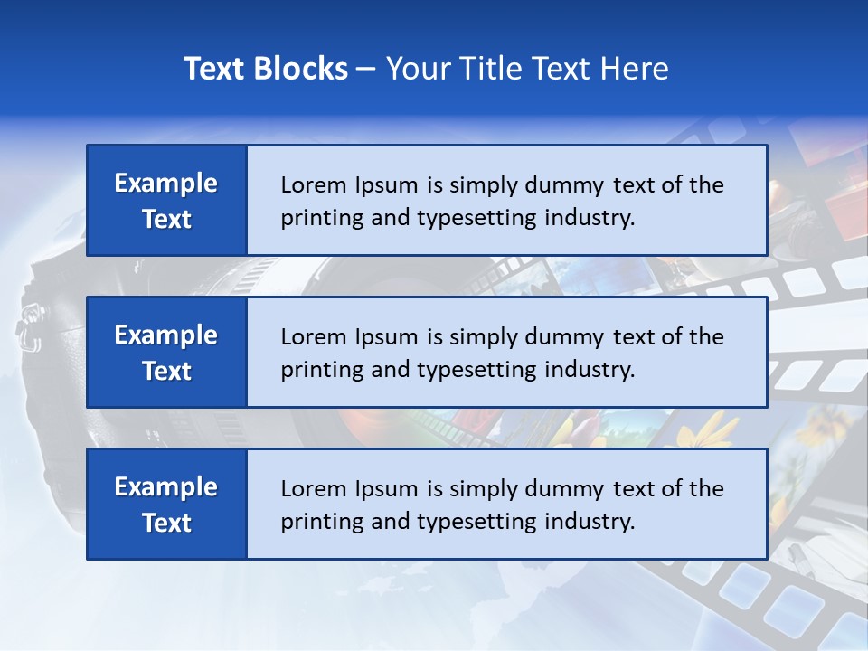 Stock Photo Photo Software PowerPoint Template
