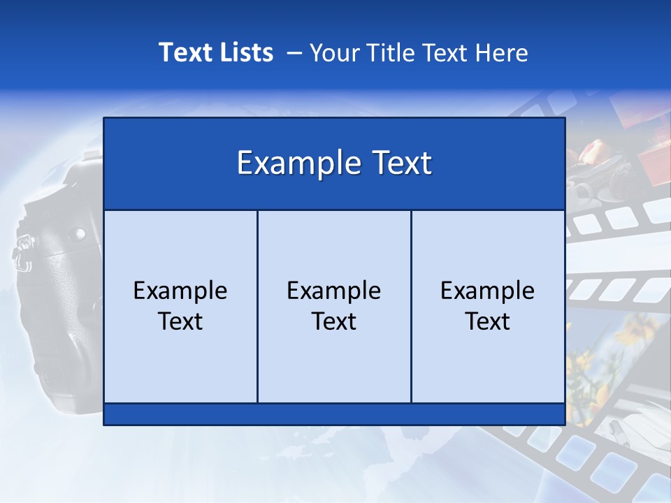 Stock Photo Photo Software PowerPoint Template