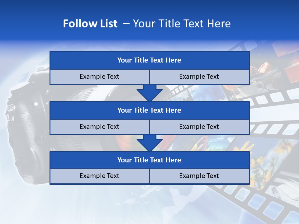 Stock Photo Photo Software PowerPoint Template