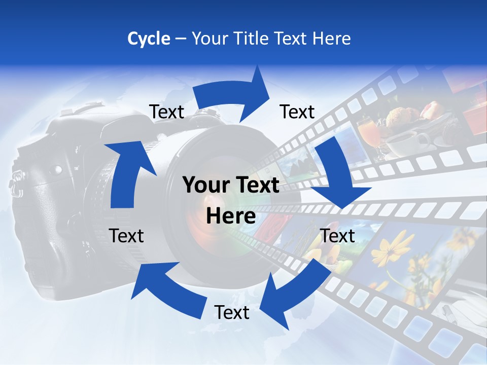 Stock Photo Photo Software PowerPoint Template
