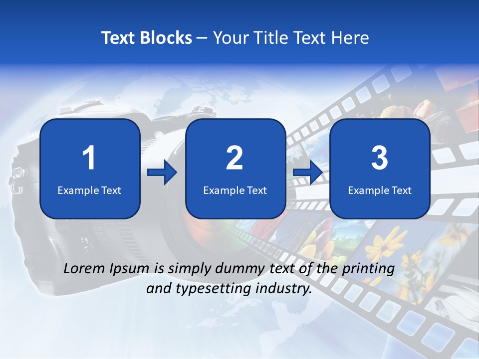 Stock Photo Photo Software PowerPoint Template