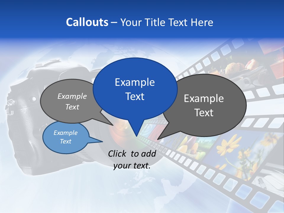 Stock Photo Photo Software PowerPoint Template