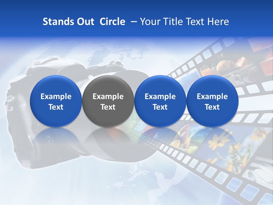 Stock Photo Photo Software PowerPoint Template