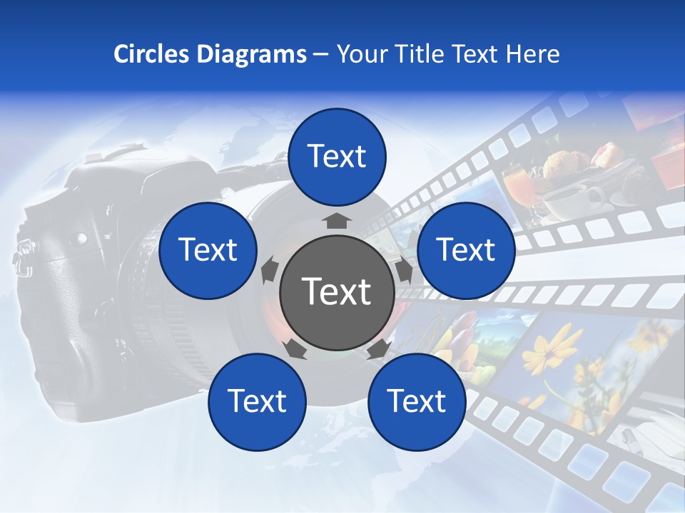 Stock Photo Photo Software PowerPoint Template