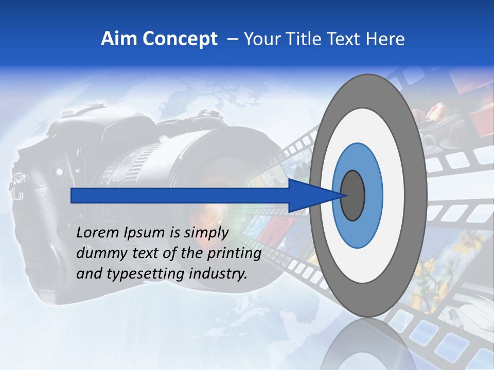 Stock Photo Photo Software PowerPoint Template