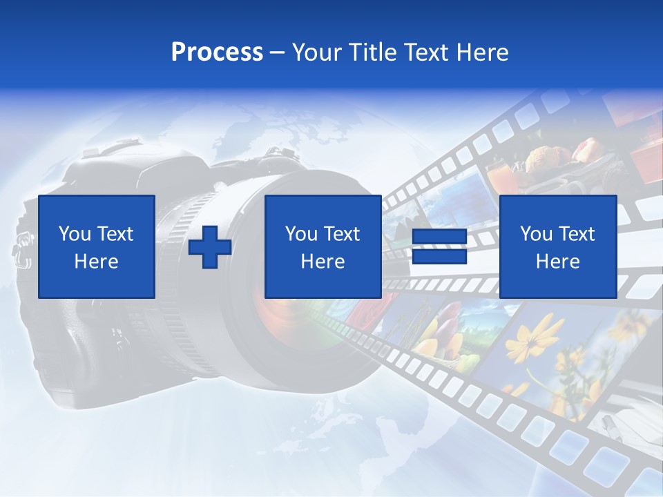 Stock Photo Photo Software PowerPoint Template