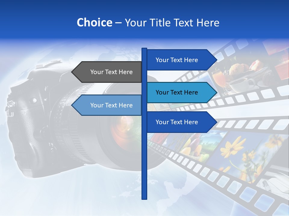 Stock Photo Photo Software PowerPoint Template