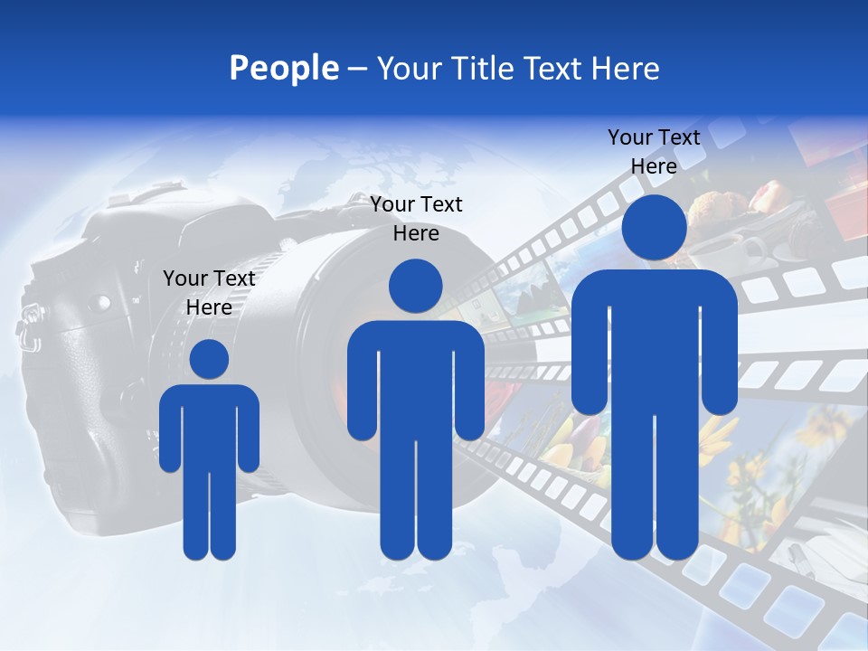 Stock Photo Photo Software PowerPoint Template