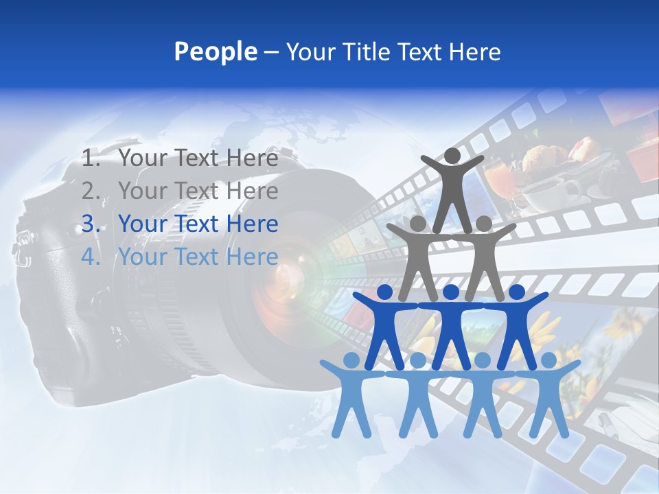 Stock Photo Photo Software PowerPoint Template