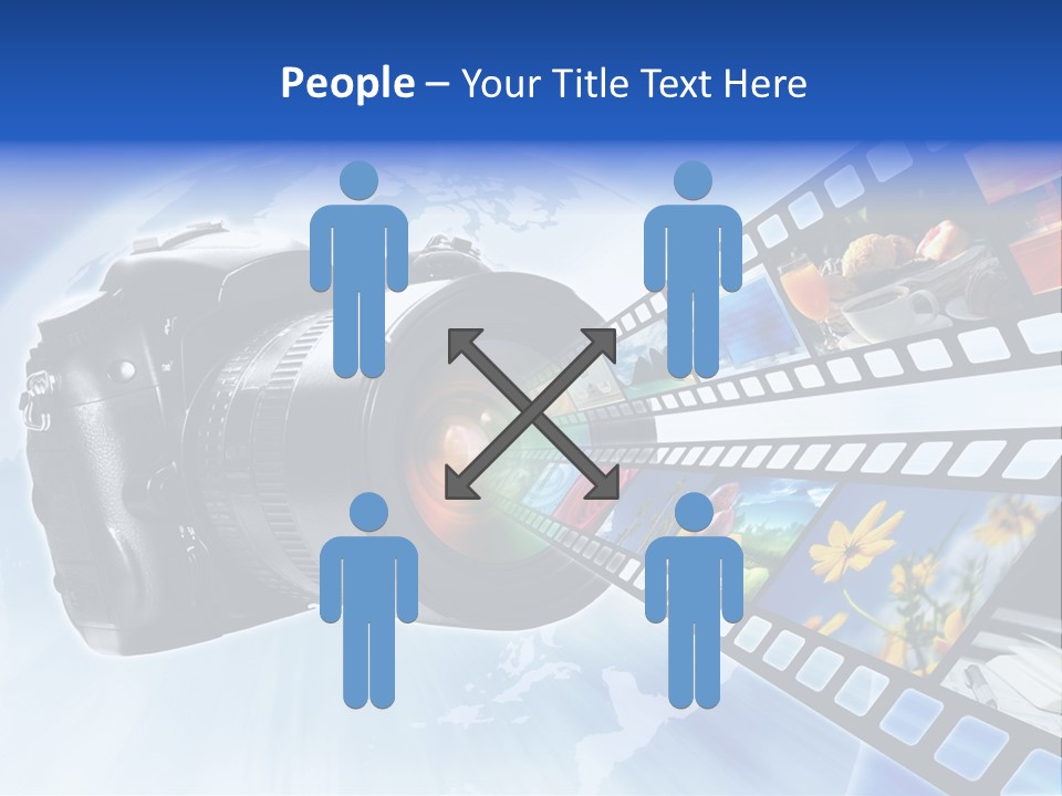 Stock Photo Photo Software PowerPoint Template