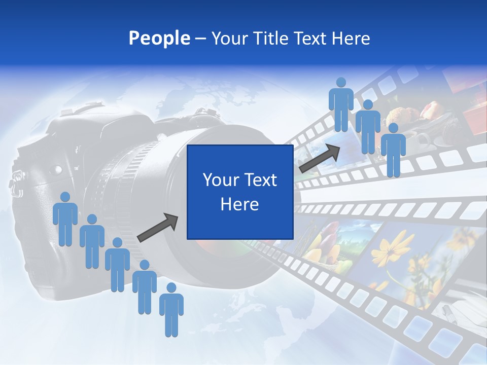 Stock Photo Photo Software PowerPoint Template