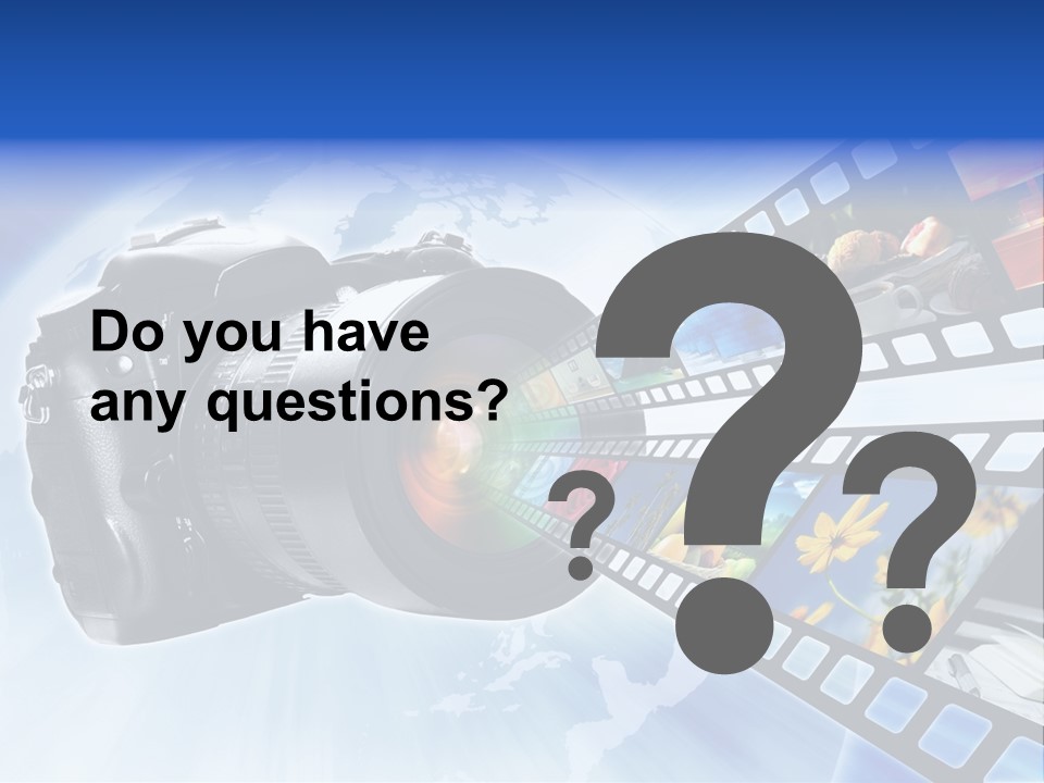 Stock Photo Photo Software PowerPoint Template