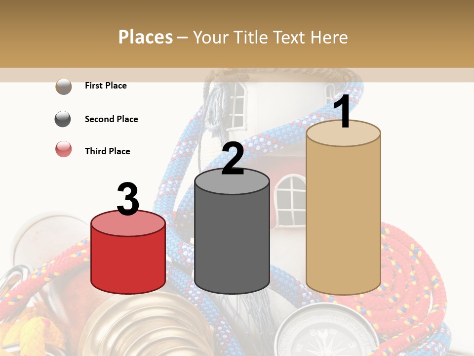 Ship Lens Signal Tower PowerPoint Template