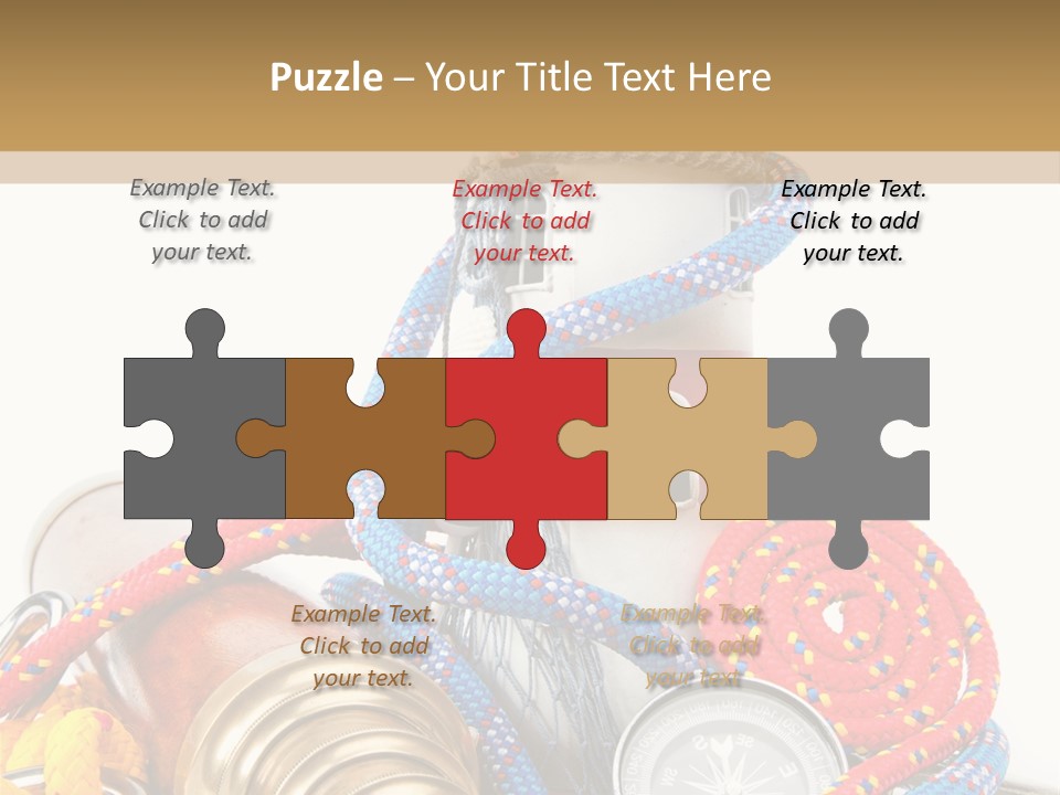 Ship Lens Signal Tower PowerPoint Template