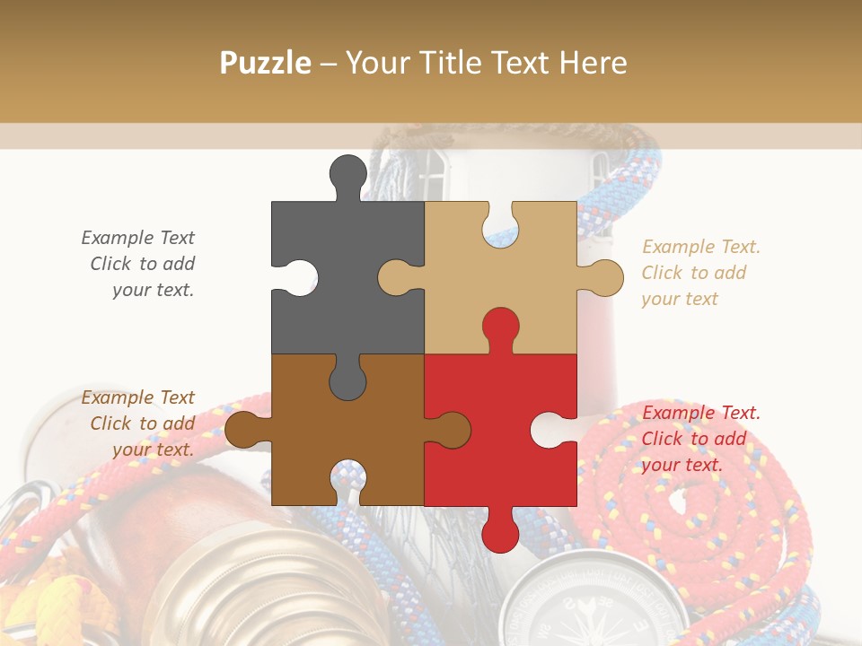Ship Lens Signal Tower PowerPoint Template