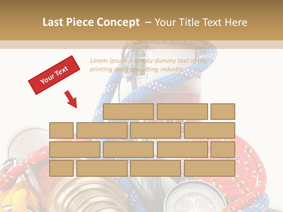 Ship Lens Signal Tower PowerPoint Template