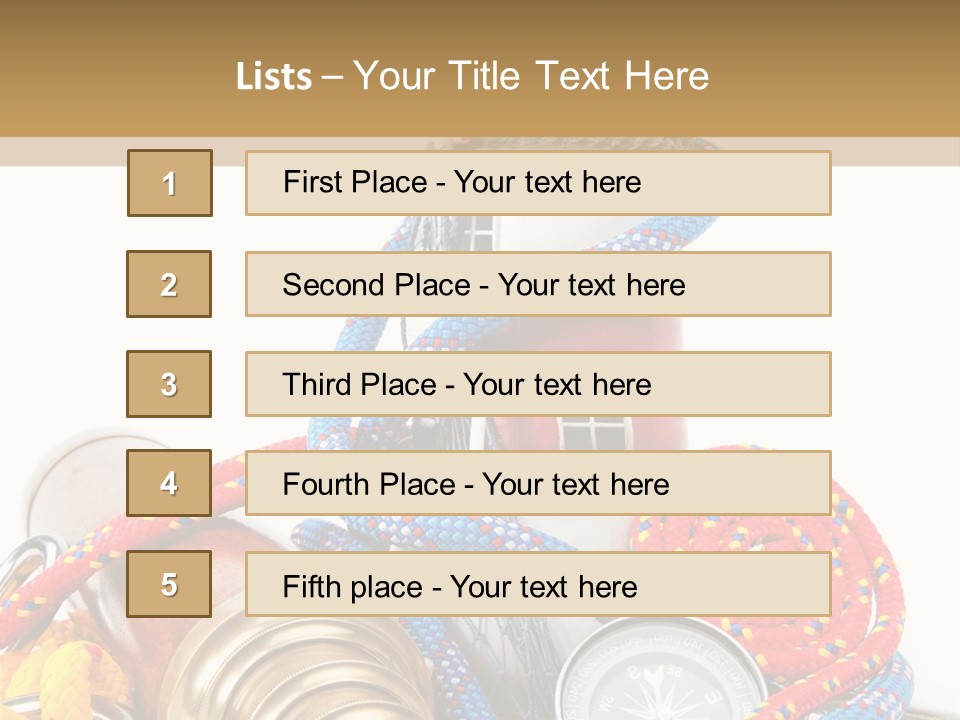 Ship Lens Signal Tower PowerPoint Template