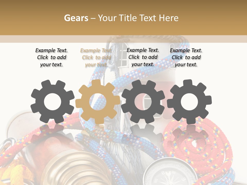 Ship Lens Signal Tower PowerPoint Template