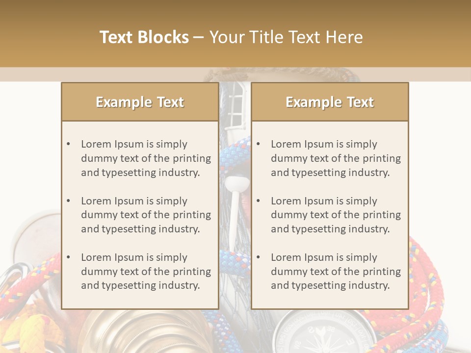 Ship Lens Signal Tower PowerPoint Template