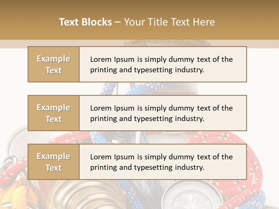 Ship Lens Signal Tower PowerPoint Template