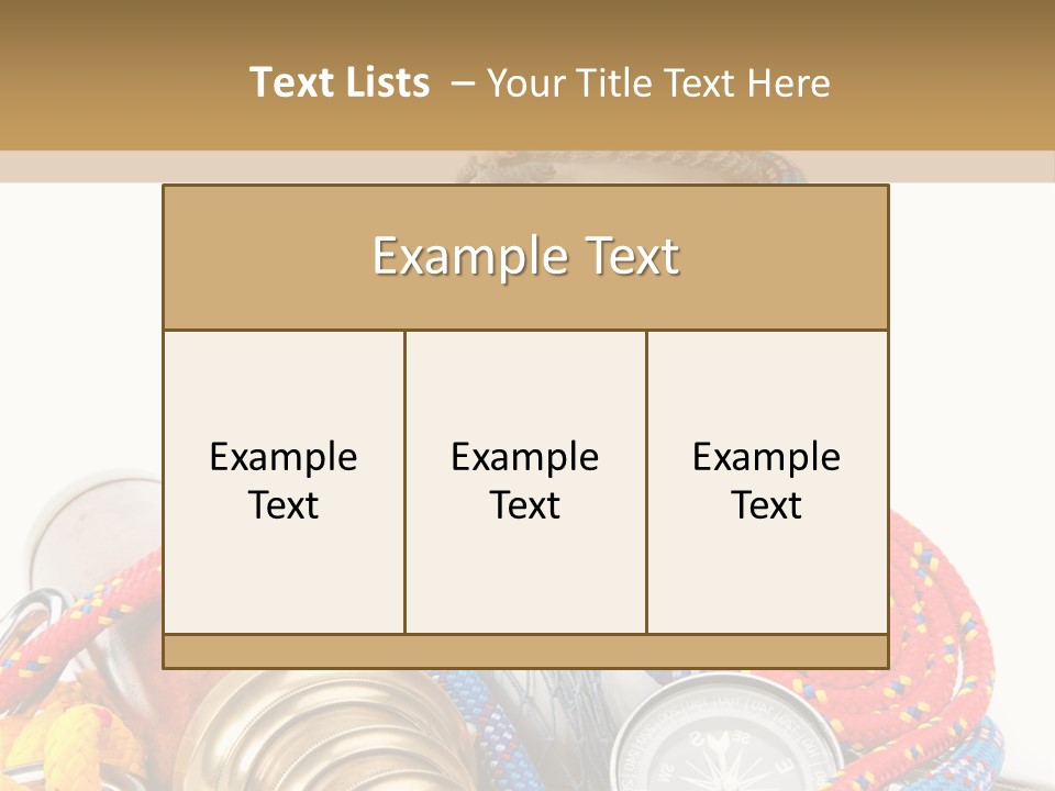 Ship Lens Signal Tower PowerPoint Template