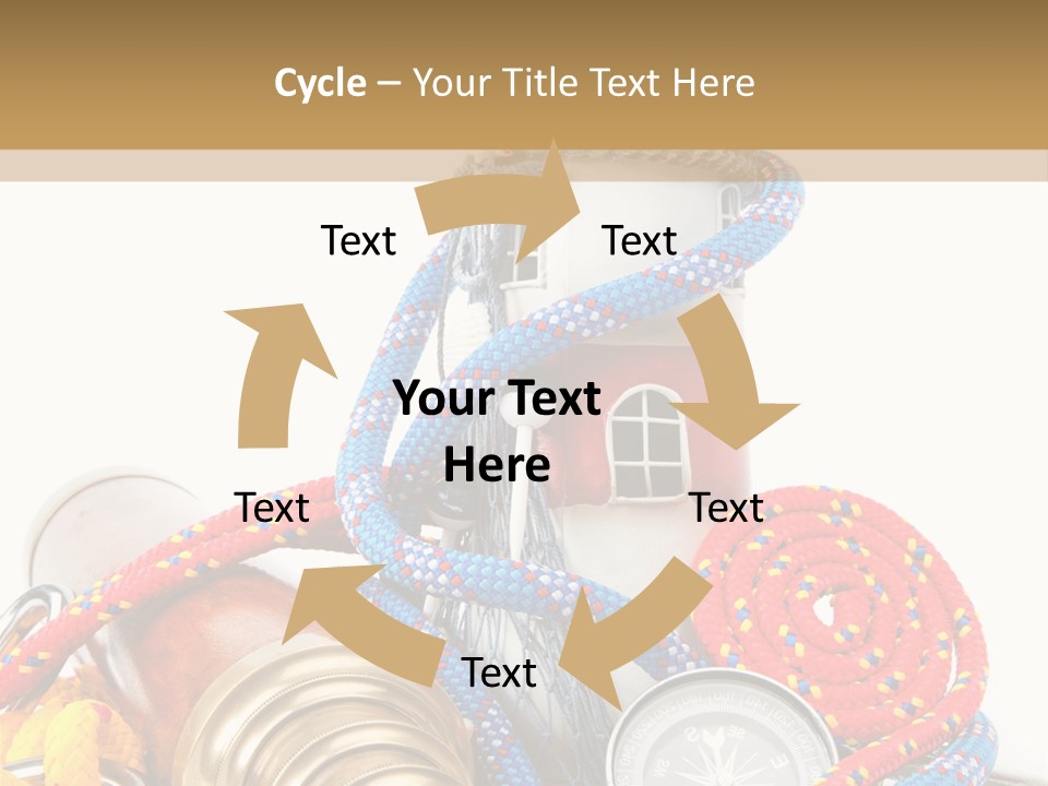 Ship Lens Signal Tower PowerPoint Template