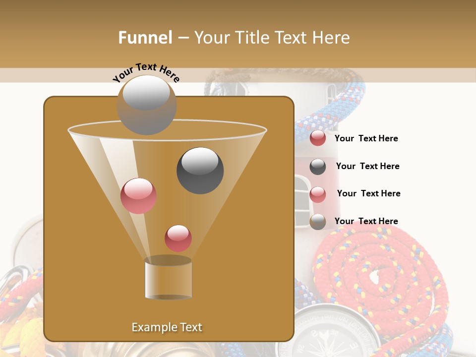 Ship Lens Signal Tower PowerPoint Template