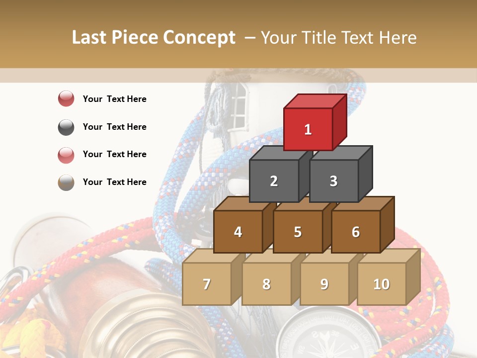 Ship Lens Signal Tower PowerPoint Template