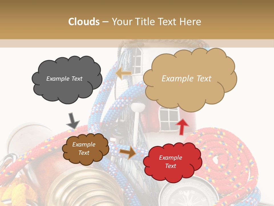 Ship Lens Signal Tower PowerPoint Template