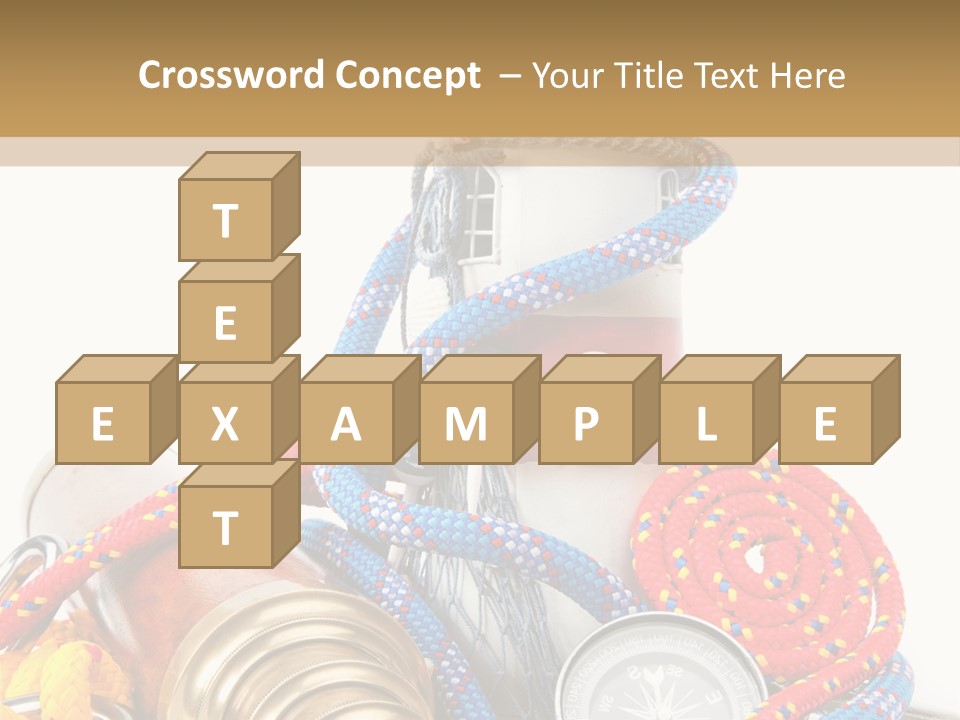 Ship Lens Signal Tower PowerPoint Template