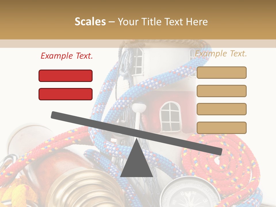 Ship Lens Signal Tower PowerPoint Template