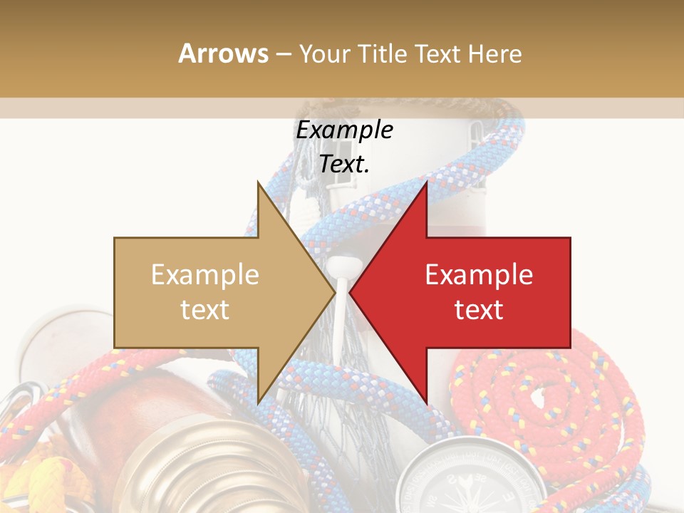 Ship Lens Signal Tower PowerPoint Template