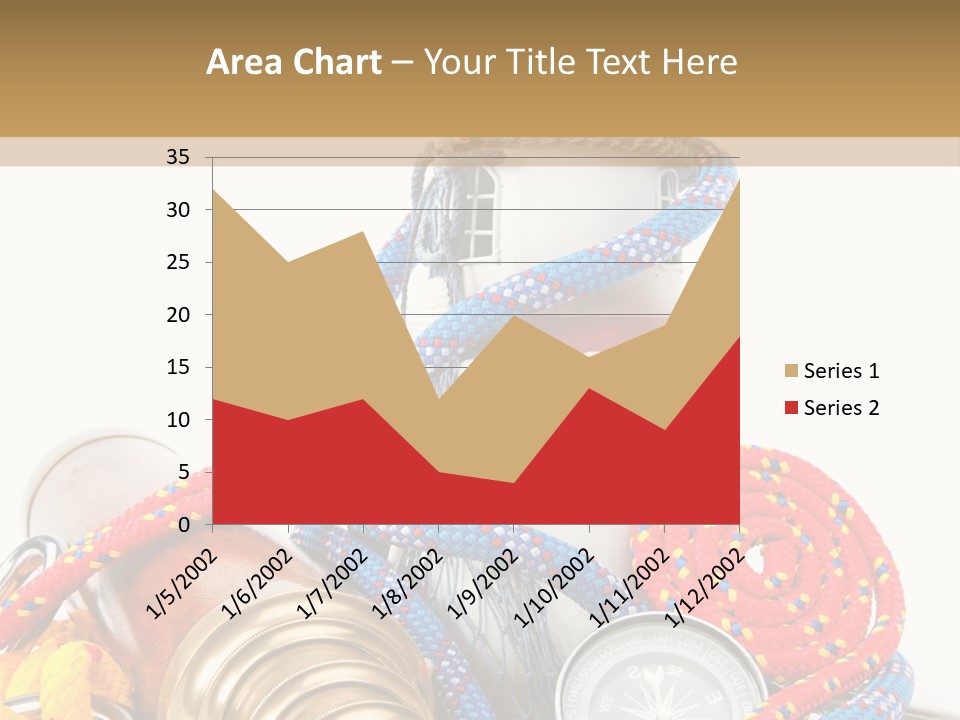 Ship Lens Signal Tower PowerPoint Template