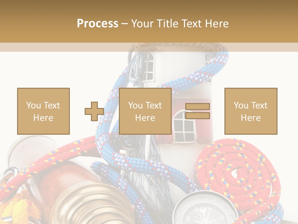 Ship Lens Signal Tower PowerPoint Template