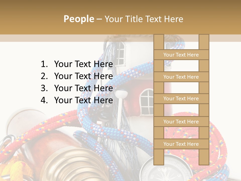 Ship Lens Signal Tower PowerPoint Template