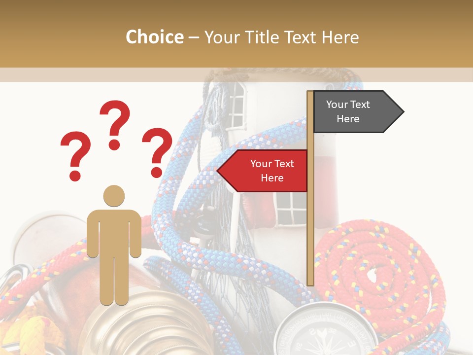 Ship Lens Signal Tower PowerPoint Template