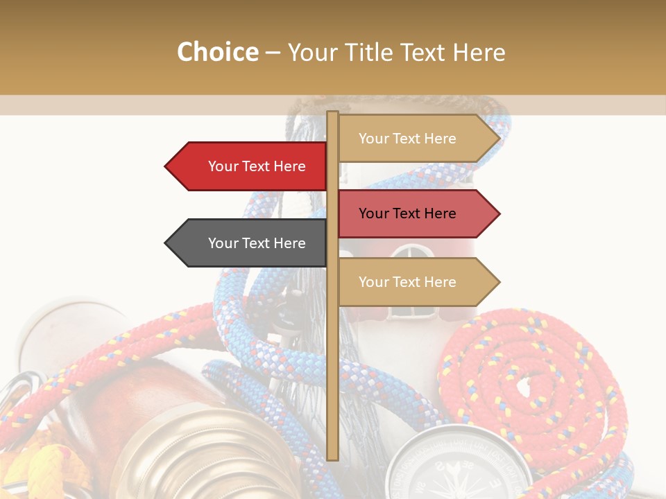 Ship Lens Signal Tower PowerPoint Template