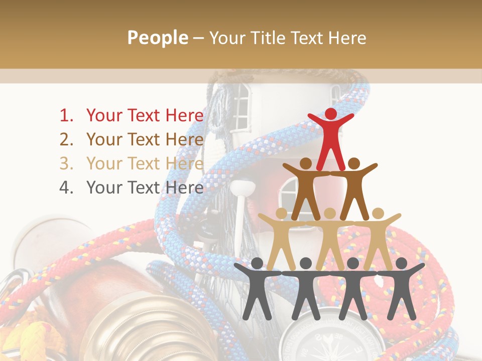 Ship Lens Signal Tower PowerPoint Template