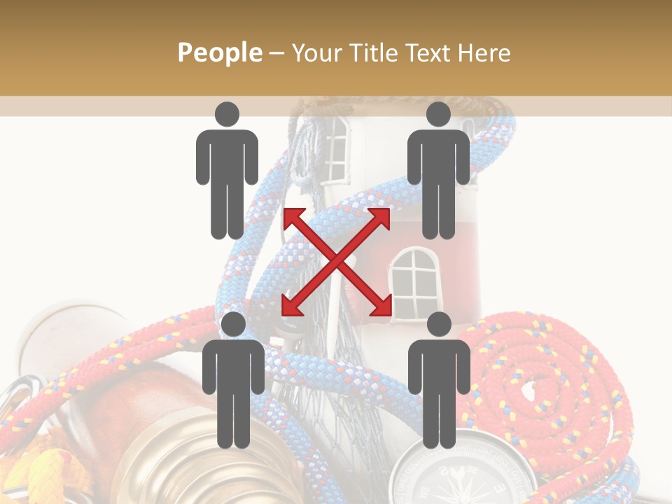 Ship Lens Signal Tower PowerPoint Template