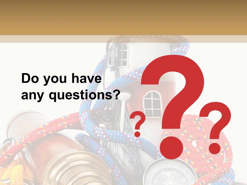 Ship Lens Signal Tower PowerPoint Template