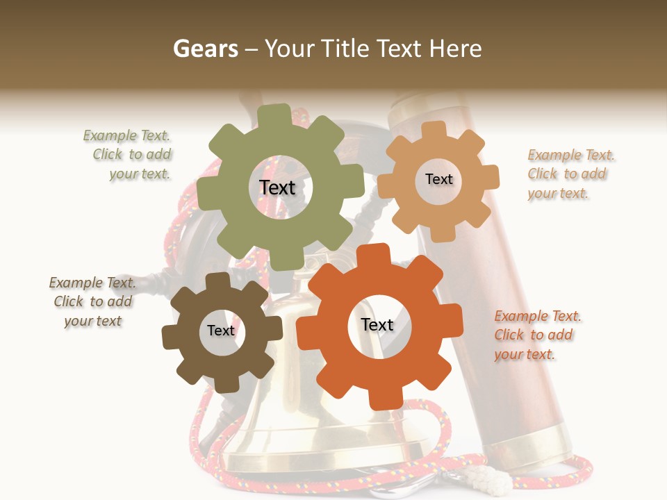 Log Book Wheel World PowerPoint Template