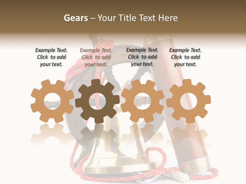 Log Book Wheel World PowerPoint Template