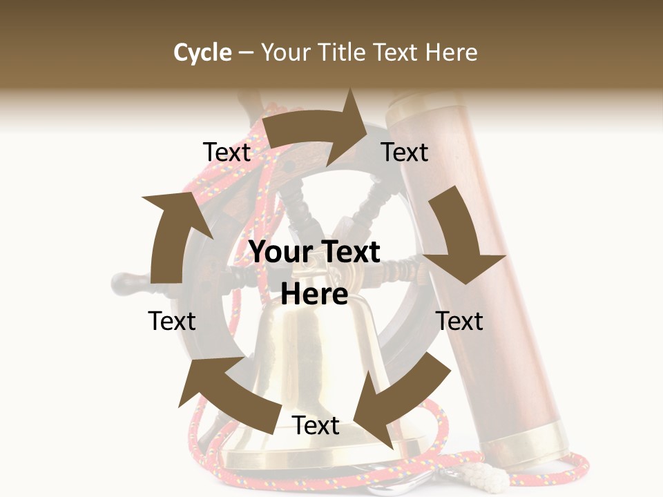 Log Book Wheel World PowerPoint Template