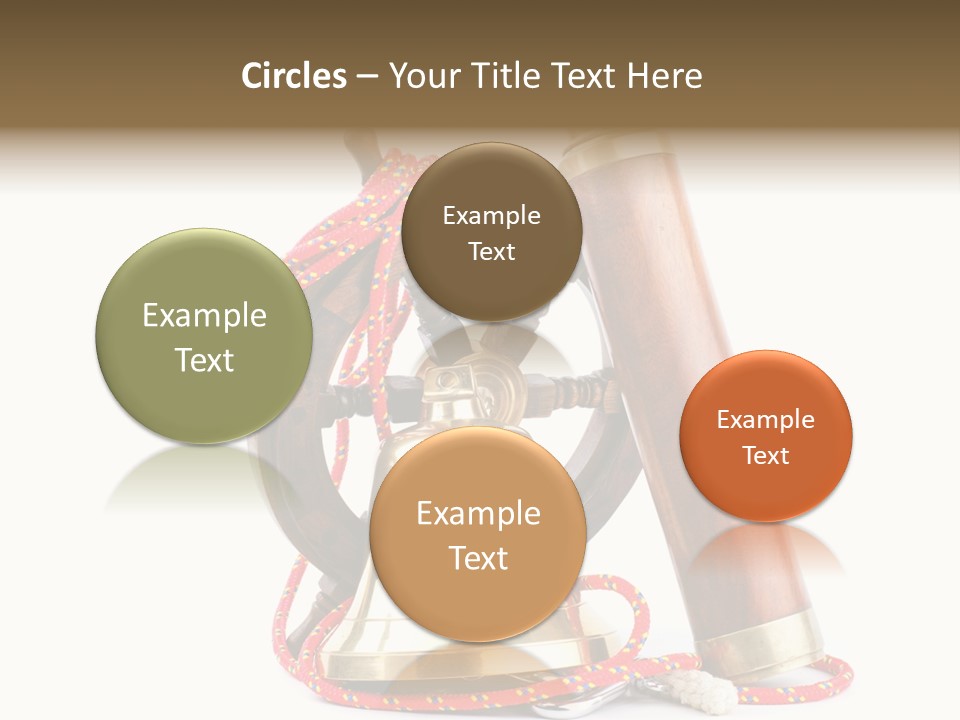 Log Book Wheel World PowerPoint Template