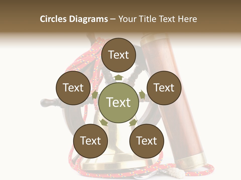 Log Book Wheel World PowerPoint Template