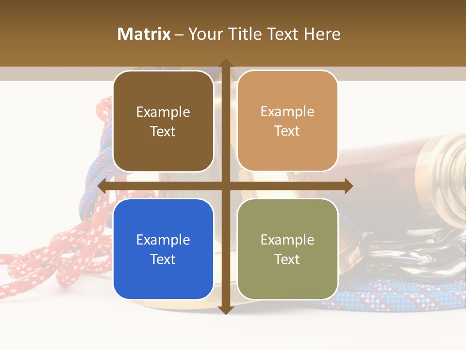 World Navigation Wheel PowerPoint Template