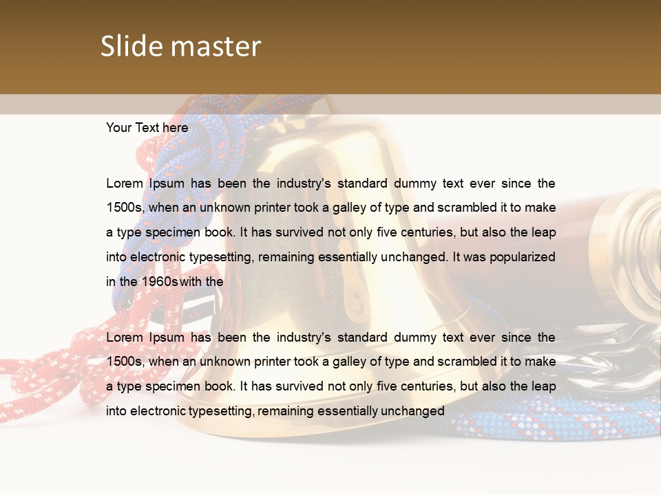 World Navigation Wheel PowerPoint Template