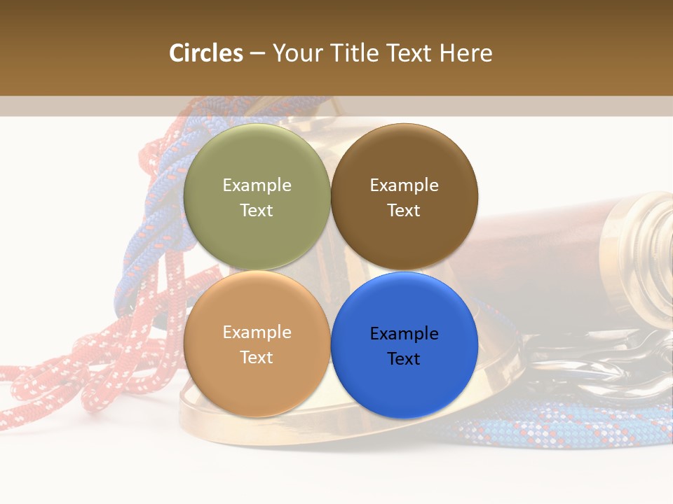 World Navigation Wheel PowerPoint Template