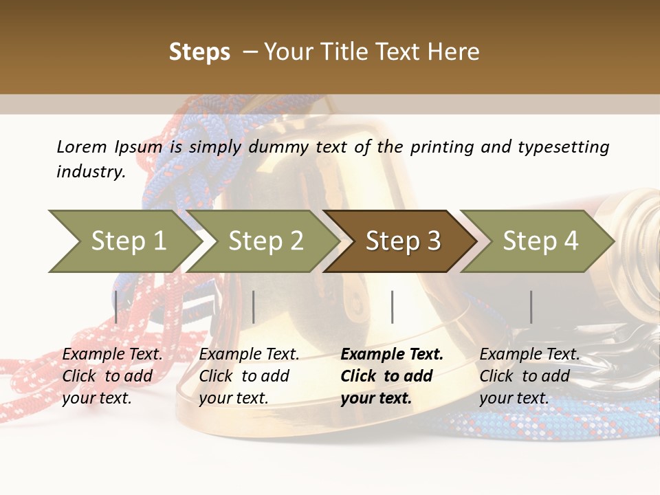 World Navigation Wheel PowerPoint Template