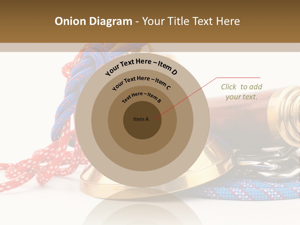 World Navigation Wheel PowerPoint Template